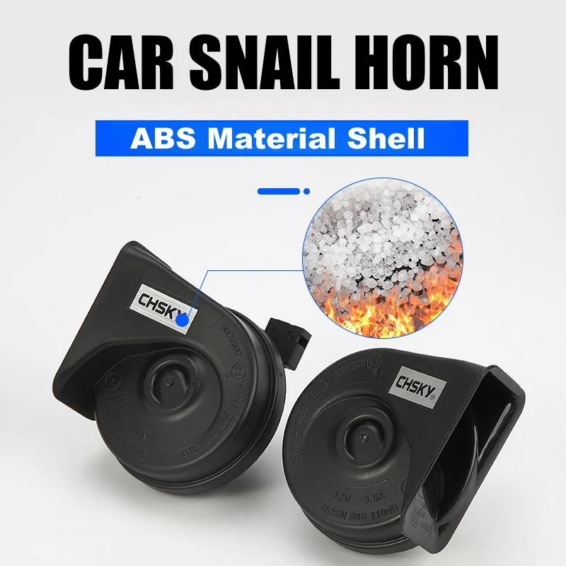 12V 110dB Car Snail Horn Car Speakers Tweeter High Bass Waterproof Whistle Horn For Toyota For Lexus For Subaru