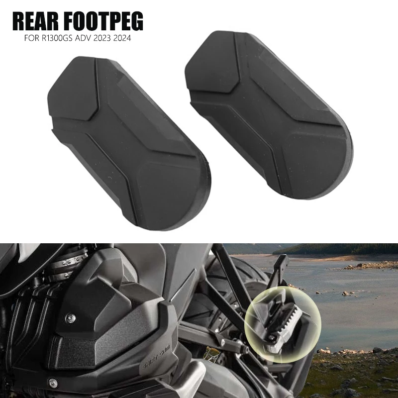 

Задние подножки (платформы) для BMW R 1300 GS / 1300GS ADV Adventure 2023-2025, резиновые накладки на подножки пассажира, мотоциклетные