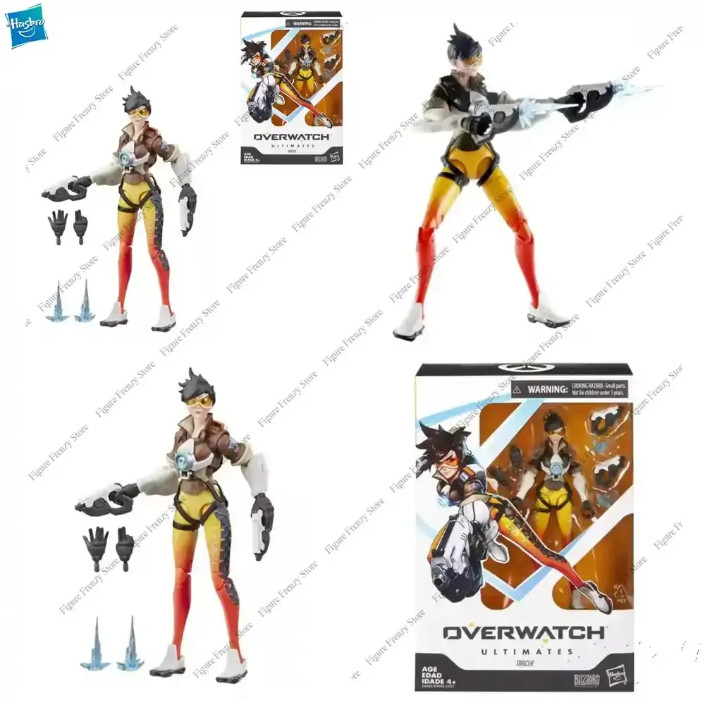 

Special Offer New Original Action Figure for Hasbro Overwatch Ultimates TRACER for Mol Toys Gift In Stock Now