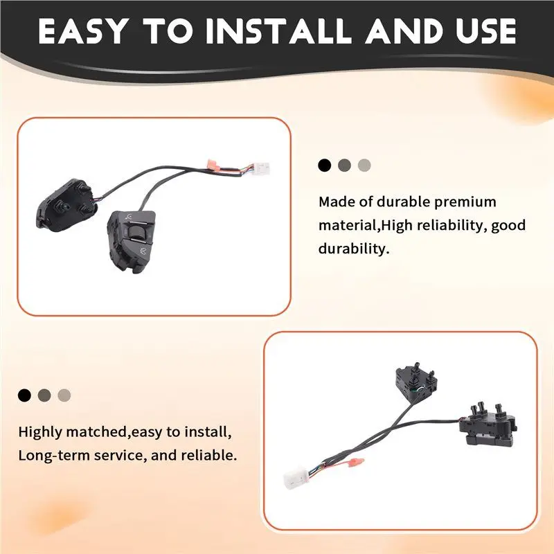Stablize Car Accessories For JAC T8 Pickup Steering Wheel Switch Multifunctional 3750210P3041 Cruise Control Volume Button