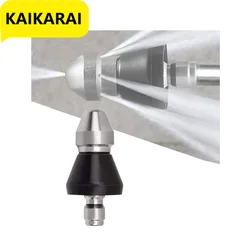 Kanalizasyon temizleme aracı yüksek basınçlı türbin temizleyici memesi temizleme aracı 1/4 inç yüksek basınçlı boru Unblocking memesi aksesuarları