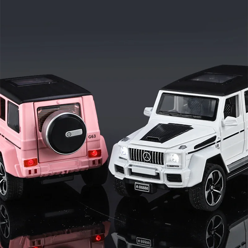 1:32 G63 G65 SUV Legering Model Auto Diecasts Metalen Terreinwagens Auto Model Simulatie Geluid en Licht Collectie speelgoed Gift