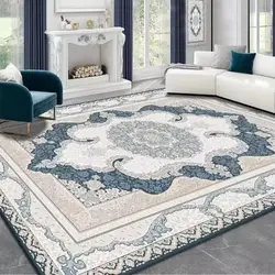 VIKAMA Crystal Velvet Bohemia Style Carpet Large Size Living Room Bedroom Non-slip Rugs Sofa Coffee Table Blanket Kids Room Mat