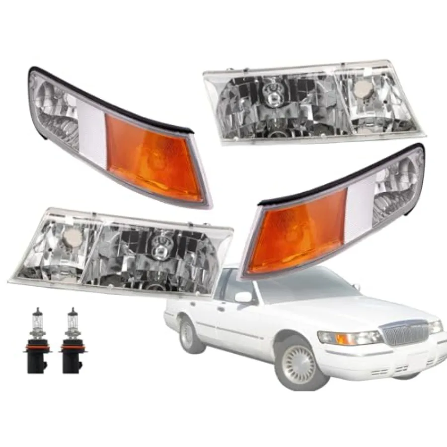 

Сменный комбинированный набор фар и угловой лампы APA для Grand Marquis 1998-2002 годов с улучшенной видимостью и прочным дизайном