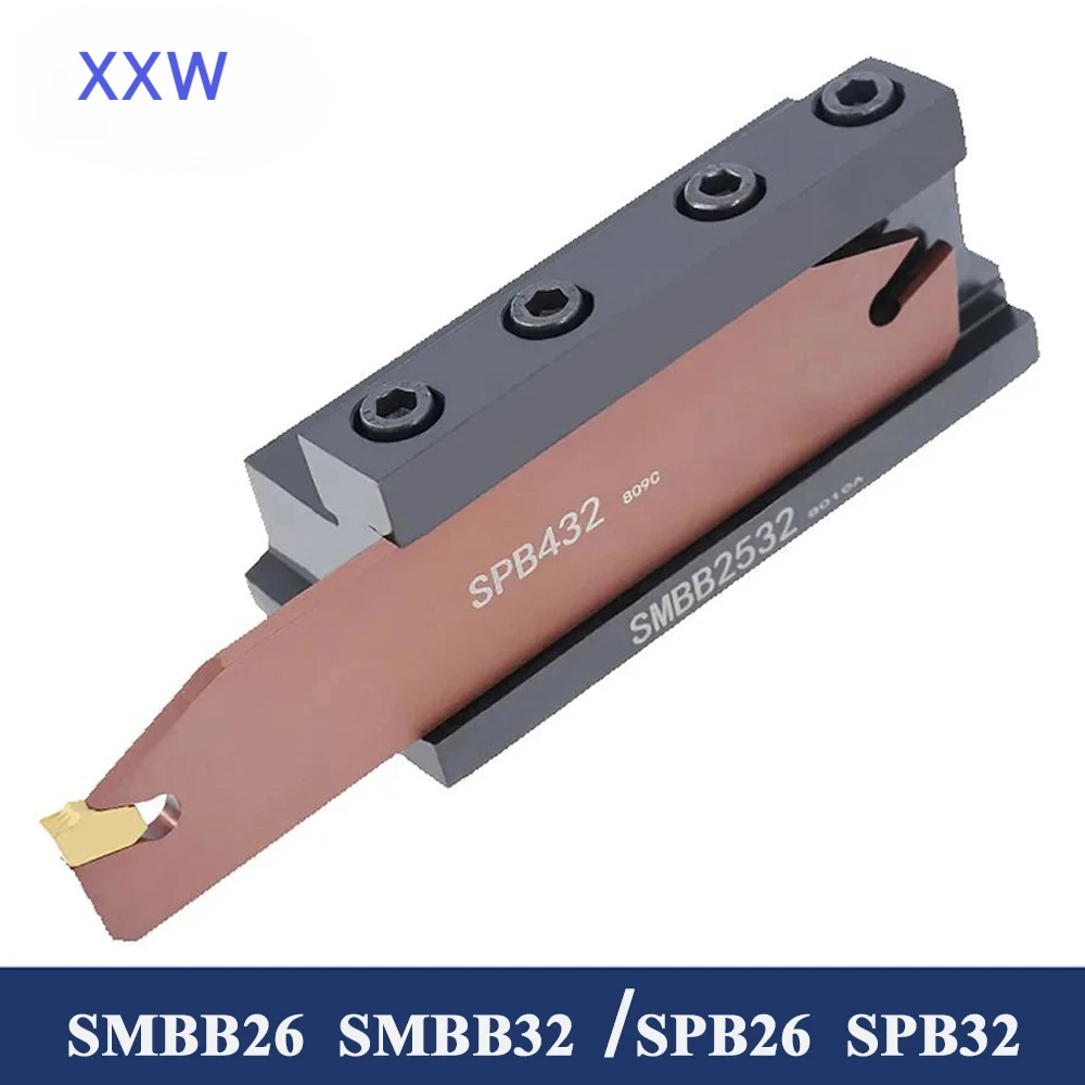 SPB226 SPB326 SPB332 SMBB1626 SMBB2026 SMBB2532 Grooving Cut-Off Cutter Holder SP300 200 NC3030 Lathe Turning Tool Holder