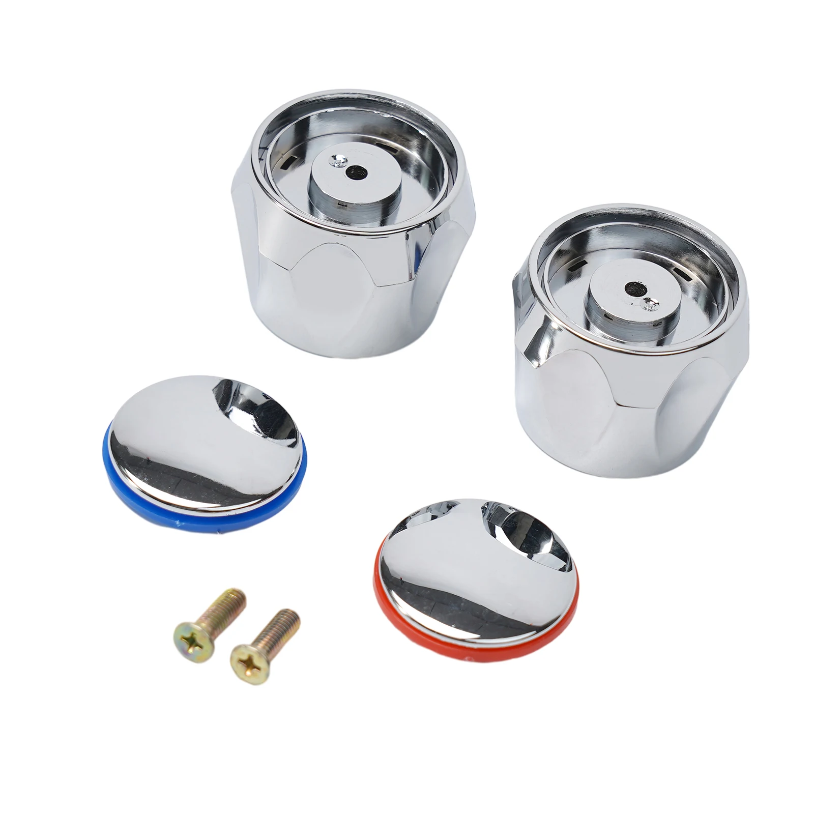 Kit de baño, manija de grifo, dispositivos de riego, 2 ruedas + 2 tornillos, manija de grifo, manija de grifo, rueda de mano