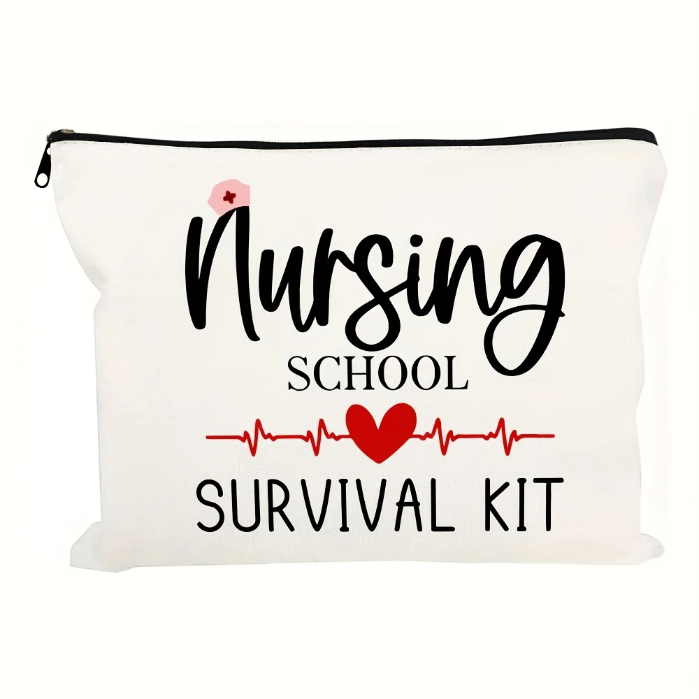 

Косметичка для медсестер - многофункциональная сумка на молнии, сумка для хранения украшений, идеальная дорожная маленькая сумка на молнии для хранения мелочей.