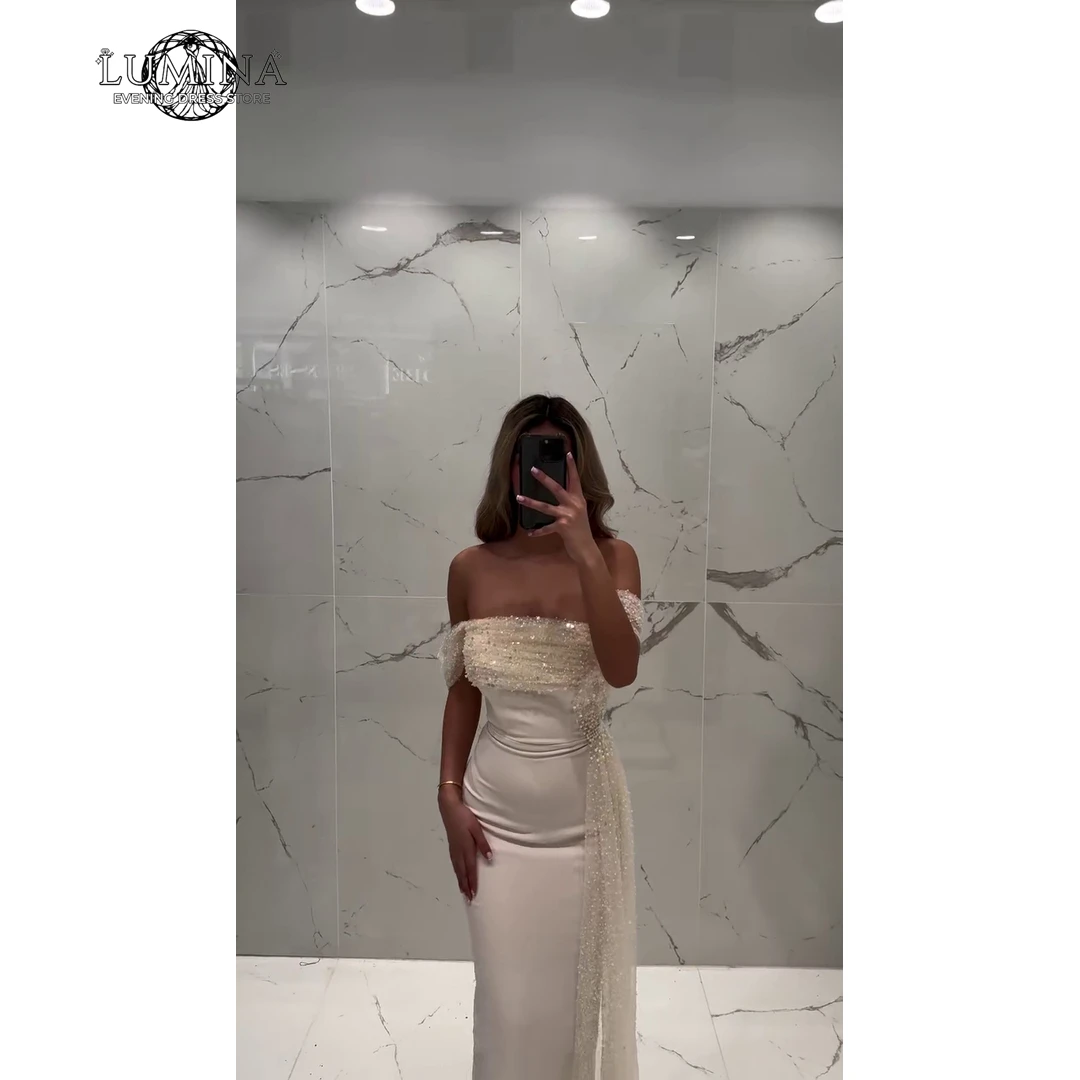 

Lumina Evening Dresses 2026 Luxury Dresses for Prom Dress 2026 Sequins Fishtail Skirt Custom Made Tube Top Elegant Woman Dress