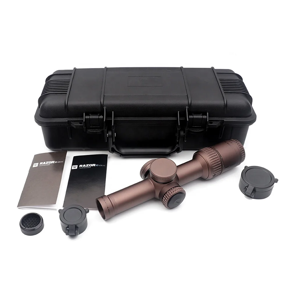 

Tactical 1-6x24 HD Reticle Hunting Optics Scope Magnifier with 20mm Mount Scope