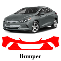 Car Precut Paint Protection Film Front Bumper Anti-scratch Exterior TPU PPF For Chevrolet Volt 2016-2019