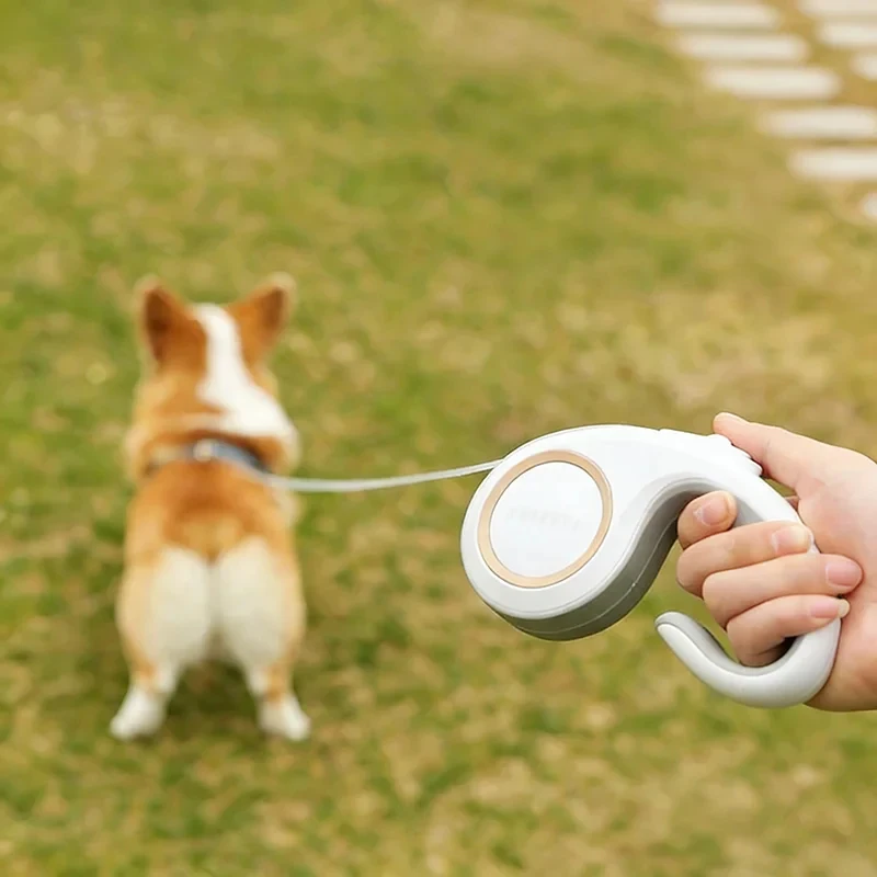 Retractable Dog Leash 3M 5M Automatic Extending Pet Walking Lead for Small Medium Dogs Tangle-Free