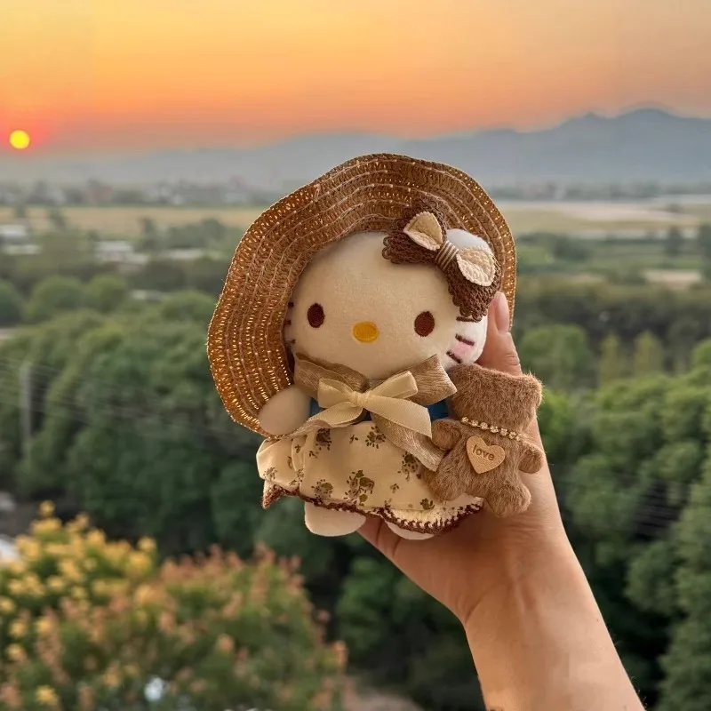 

Sanrio мультфильм Hello Kitty плюшевый брелок кулон Kawaii повседневный рюкзак персонализированные модные аксессуары друзья праздничные подарки