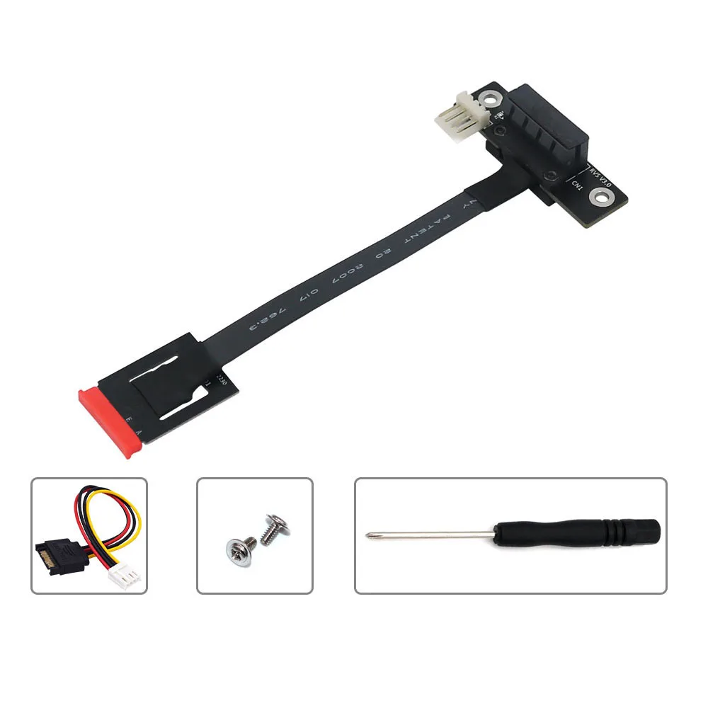 

Add On Card 270 Degree M.2 NGFF Dual Key AE To PCI-E 1X Adapter Cable with 4Pin FDD Power Connector M.2 KEY AE to PCI-E X1 Riser