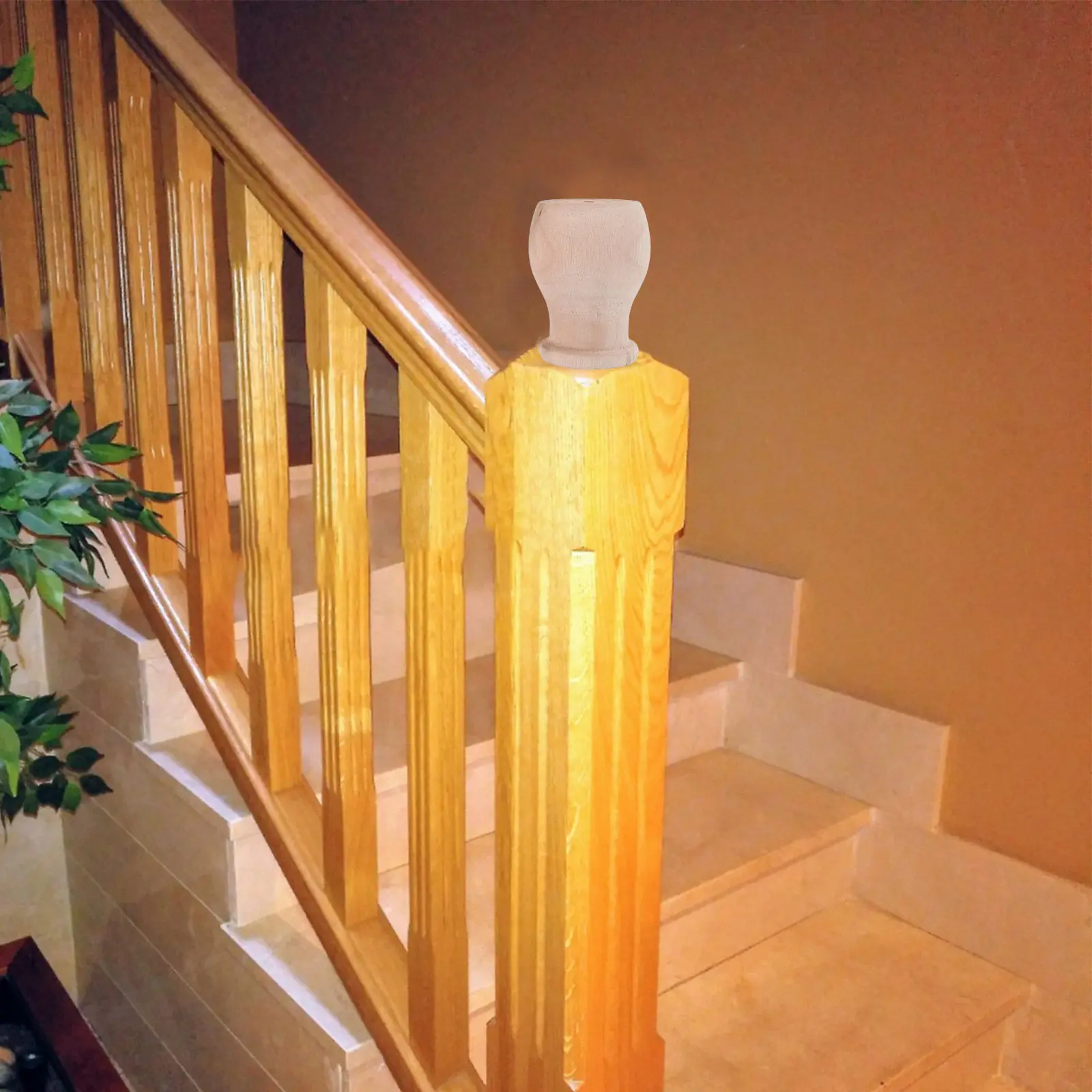 Premium 304 Staircase Support Post for Balcony Deck Stairs Railing System Easy Installation Weatherproof Stair Handrail