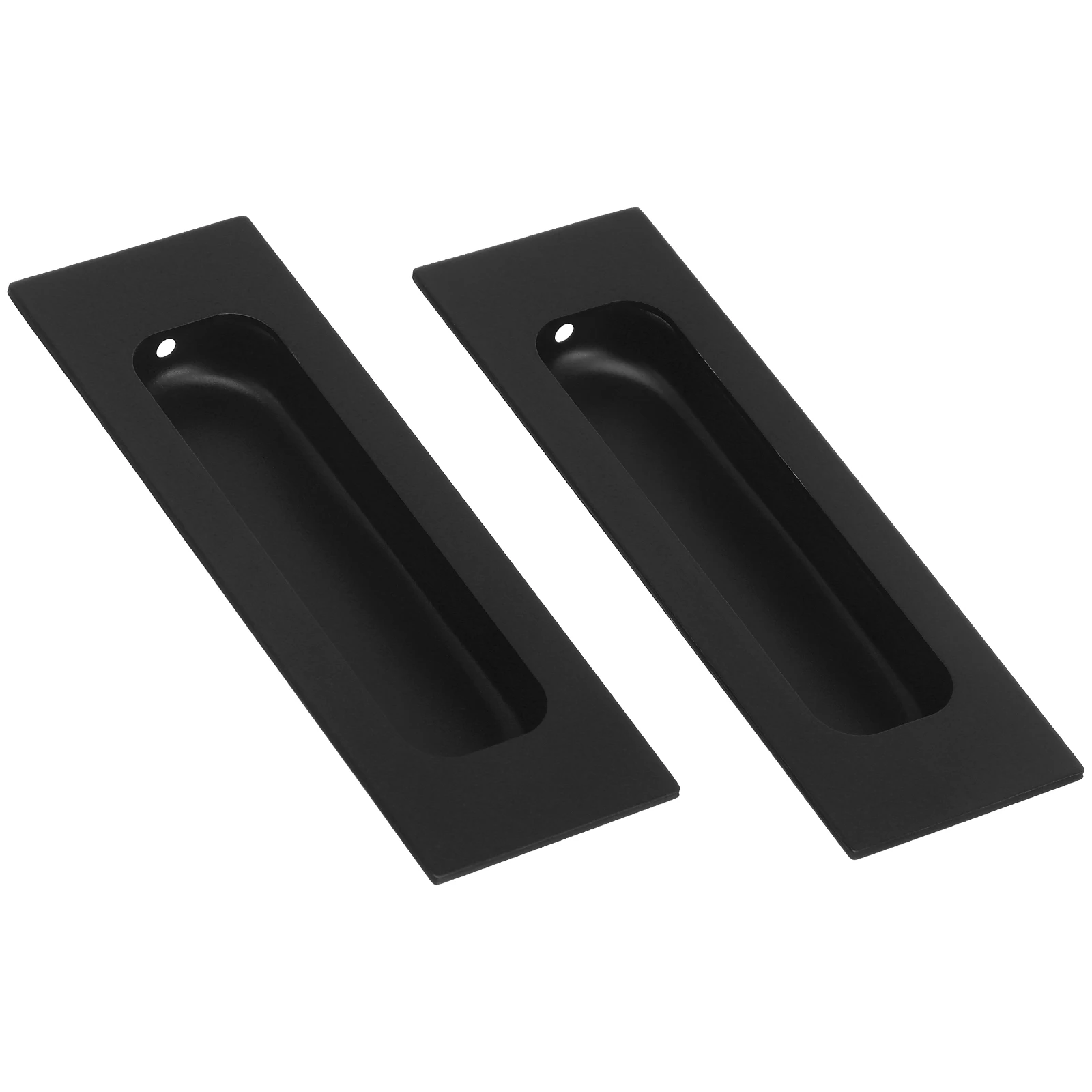 

2Pcs Recessed Cabinet Door Handles Sliding Pocket Door Handles Stainless Steel Finger Pulls Hidden Drawer Pulls for Cabinets