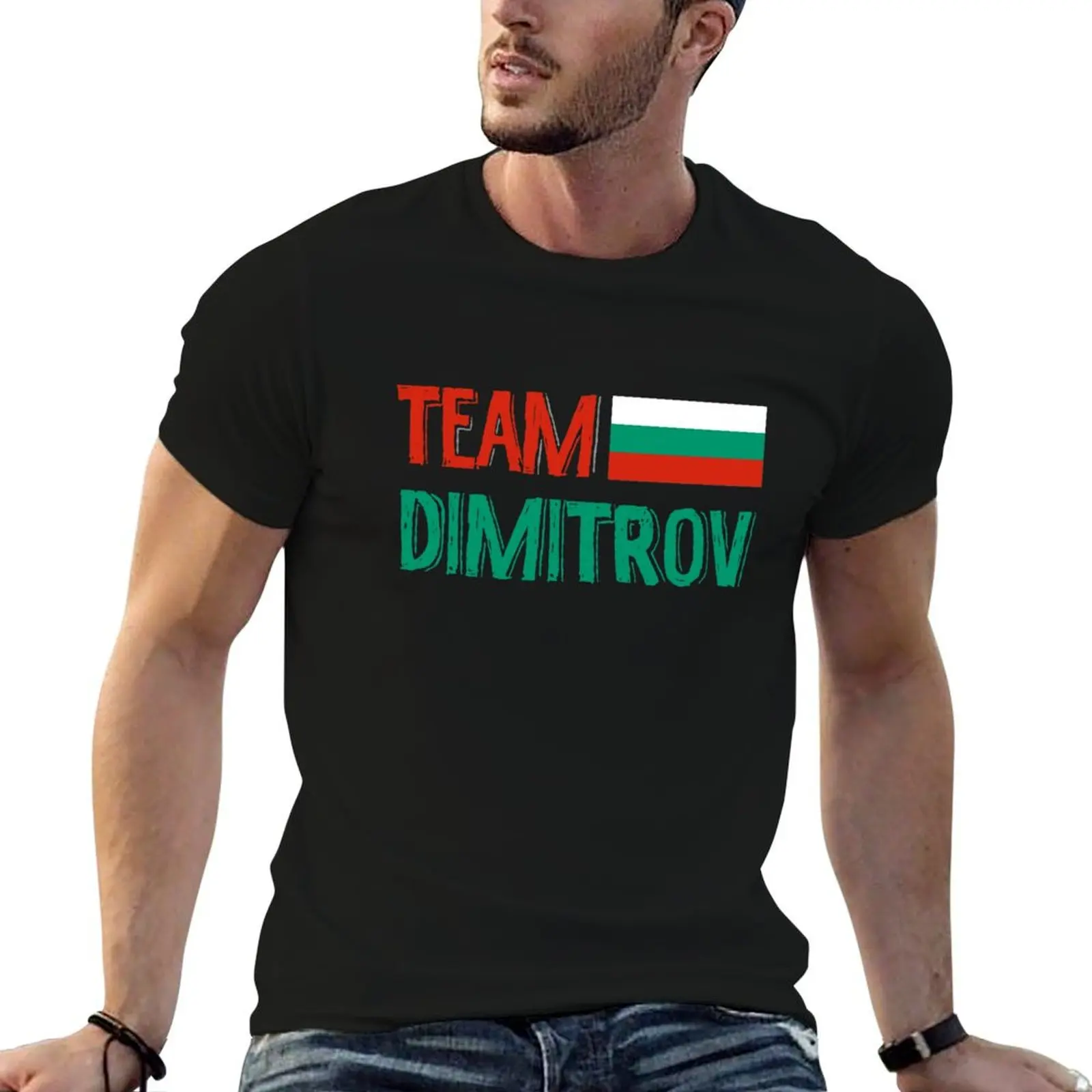 Grigor Dimitrov T-Shirt custom shirt sports fans slim fit t shirts for men