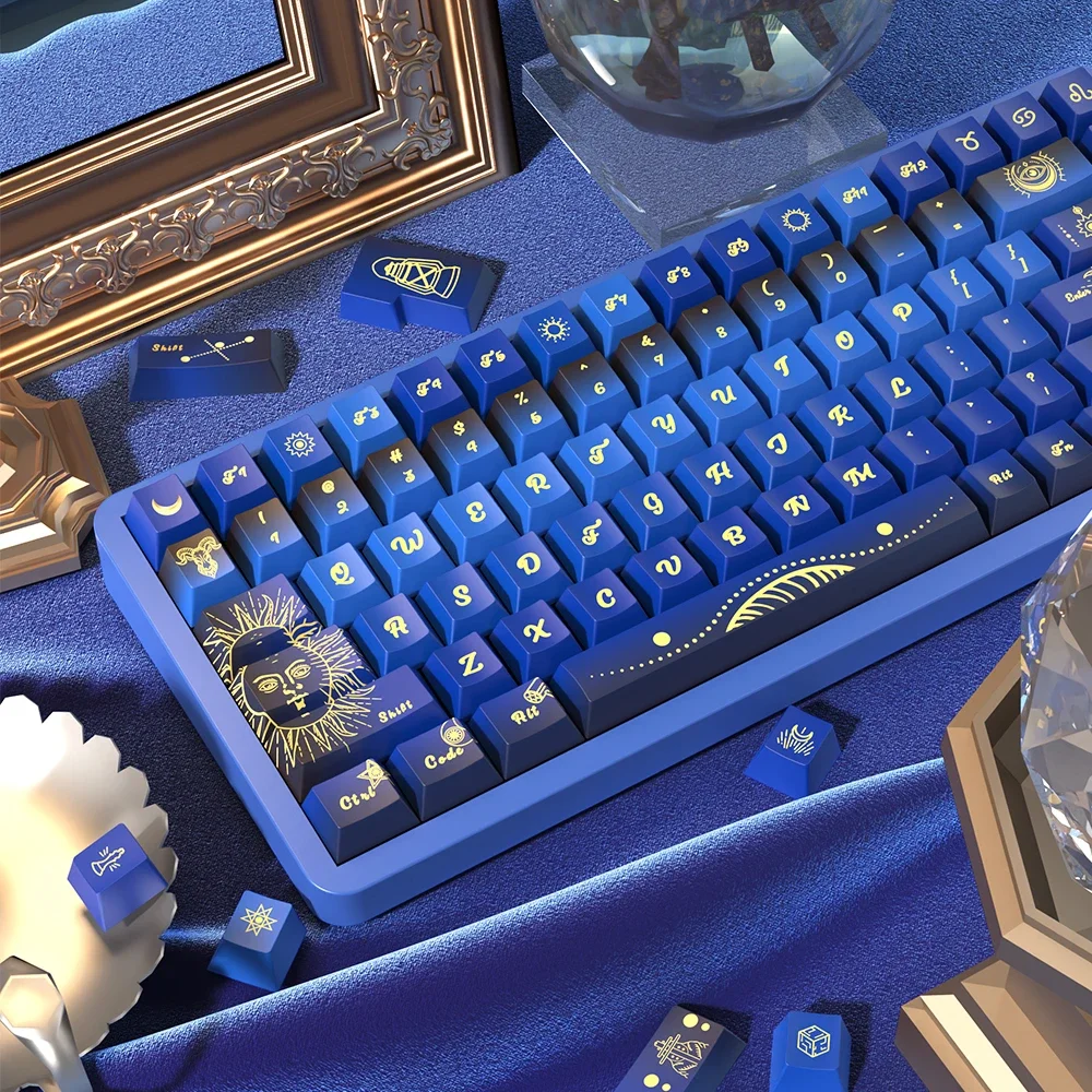 

138/158 Keys Complete Set Destiny Theme Keycap Cherry Profile PBT Keyboard Cap Adapted to MX Axis Mechanical Keyboard