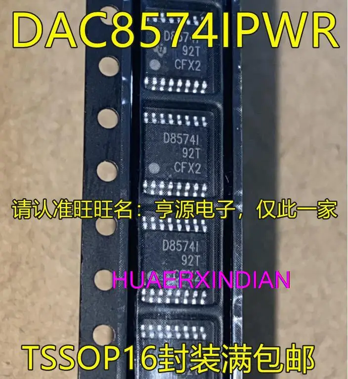 

5PCS New Original DAC8574 DAC8574IPWR D8574I TSSOP16 IC