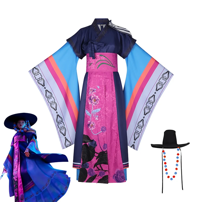 

CeLine Cosplay Costumes KPop Ainme Demon Hunters Role Play Halloween Carnival Dressing For Women