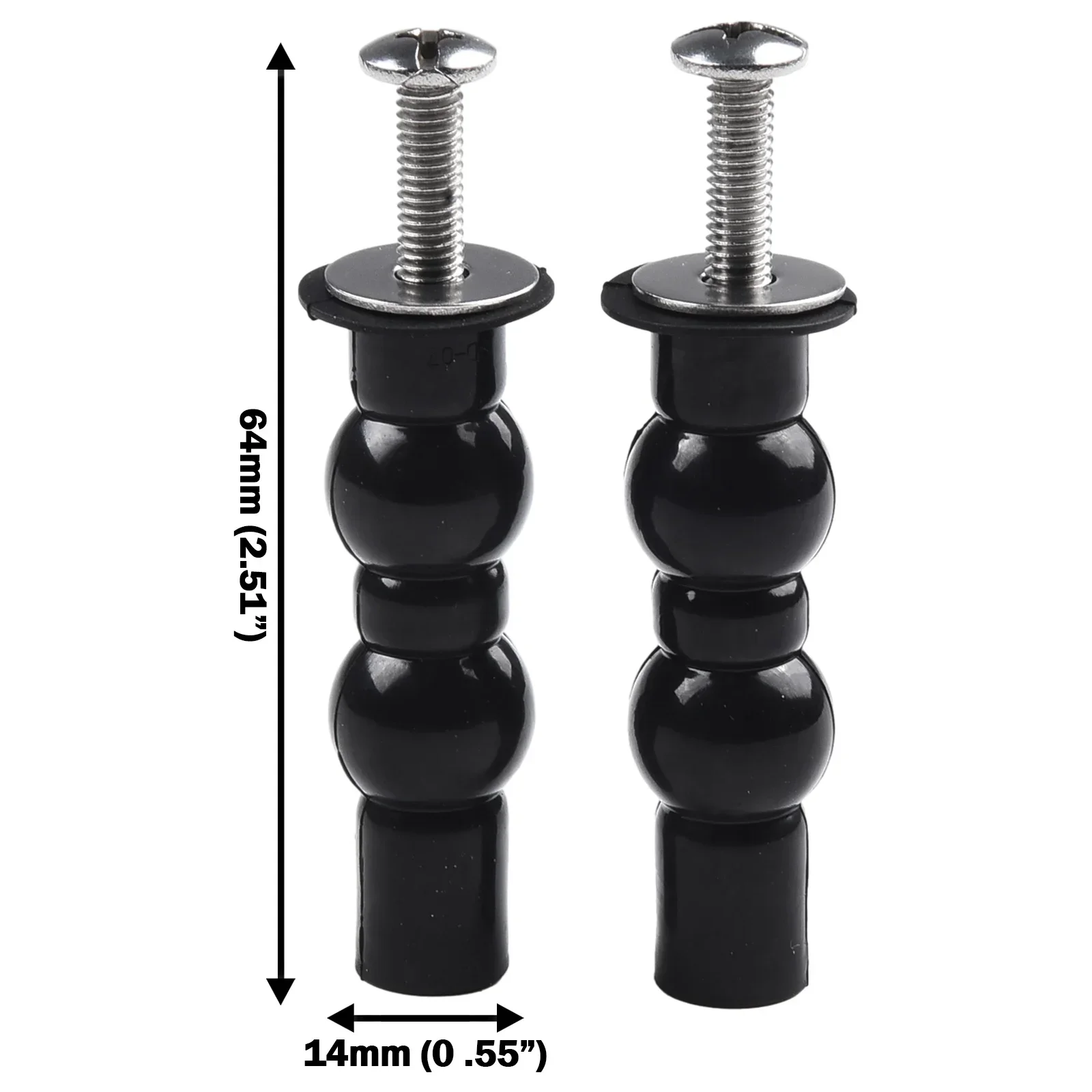 2x Toilet Seat Screws Nut Cover Lid Top Fixing Blind Hole Fitting Kits Replacement Toilet Seat Screws Bathroom Accessories NEW