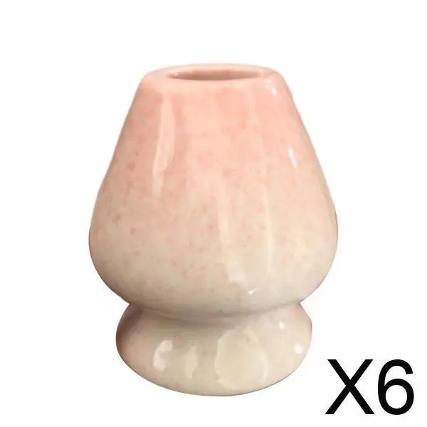 

6x Chasen Holder Whisk Stand Green Tea Accessory Tea Utensils for Living Room Desktop