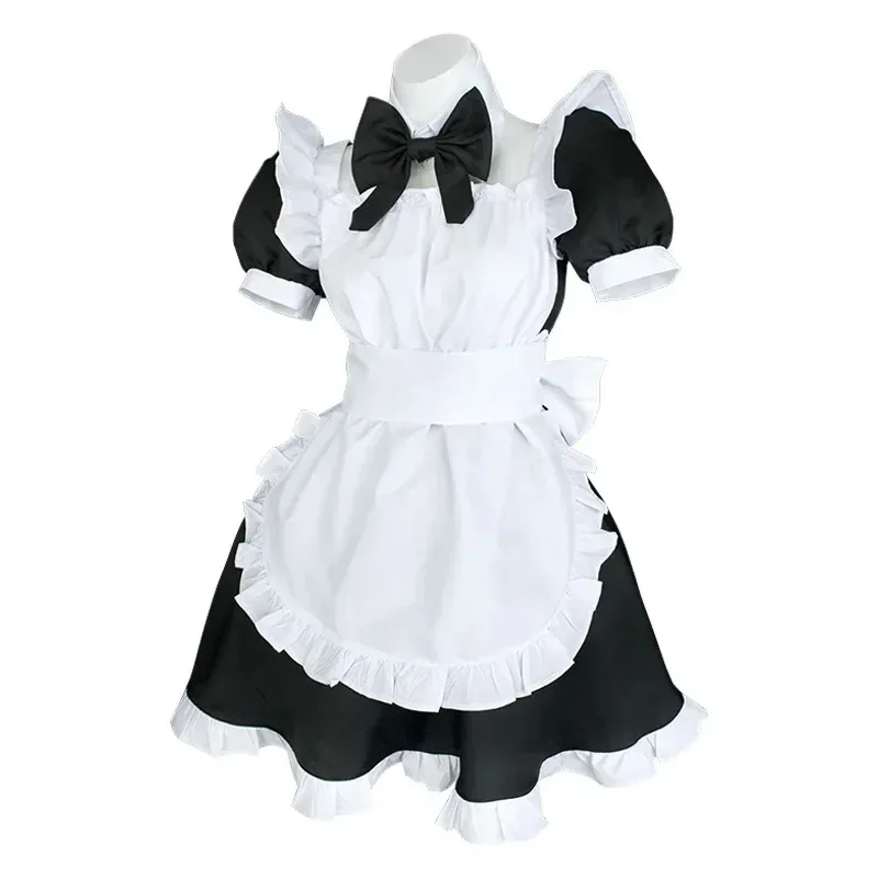 ¡Disfraz de Anime Cosplay de Gotou Hitori Bocchi The Rock! Lindo traje de uniforme de sirvienta vestido Gotou Hitori peluca de mujer traje sexy Halloween72b