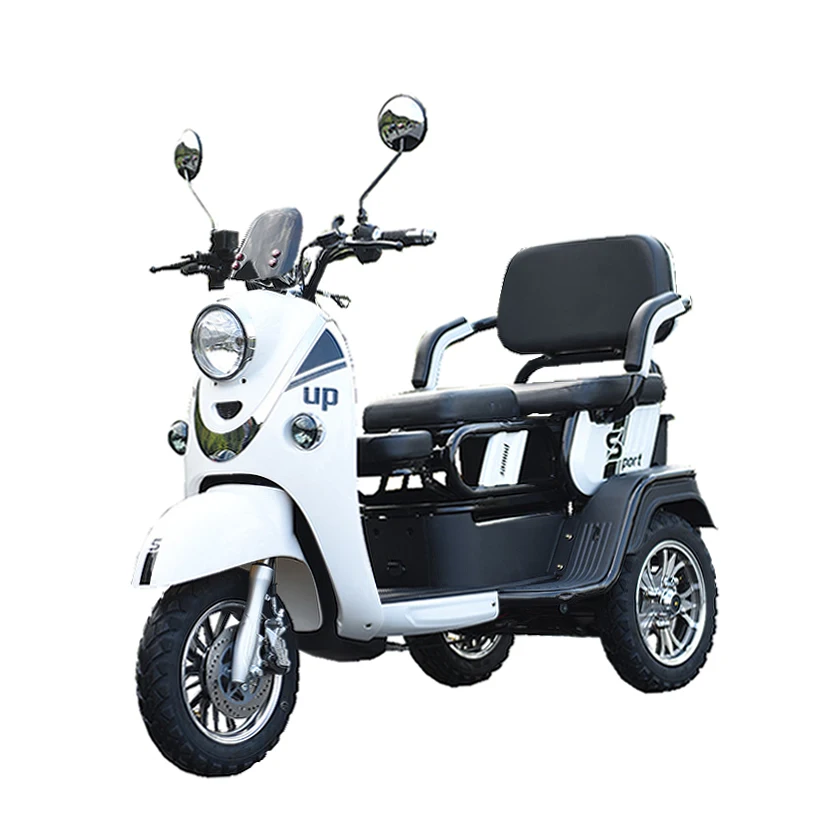 Eec Three Wheels Cargo Electric Tricycle Motorcycle Rickshaw Fully Enclosed Mobility Scooter Cargo Scooter Motor With Cabin