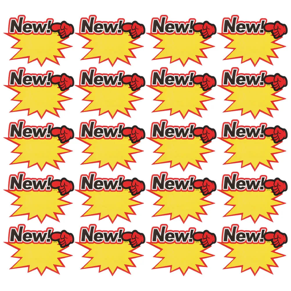 

200pcs Price Tags Yellow Labels for Retail Store Sales Signs Advertising Garage Pricing Small Blank Cards Note