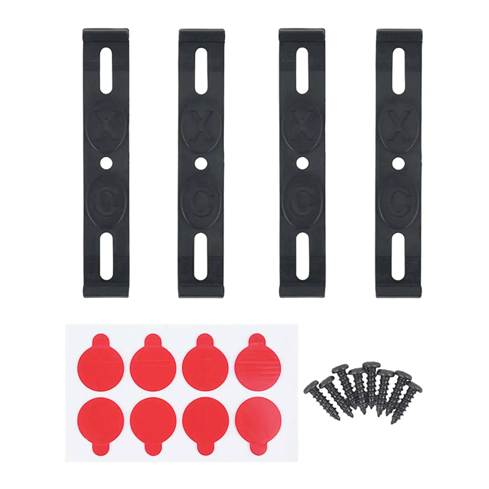 

4x European License Plate Holders,Automotive Exterior Accessories Replaces,Bumper Stickers Car Number Plate Holders for SUV