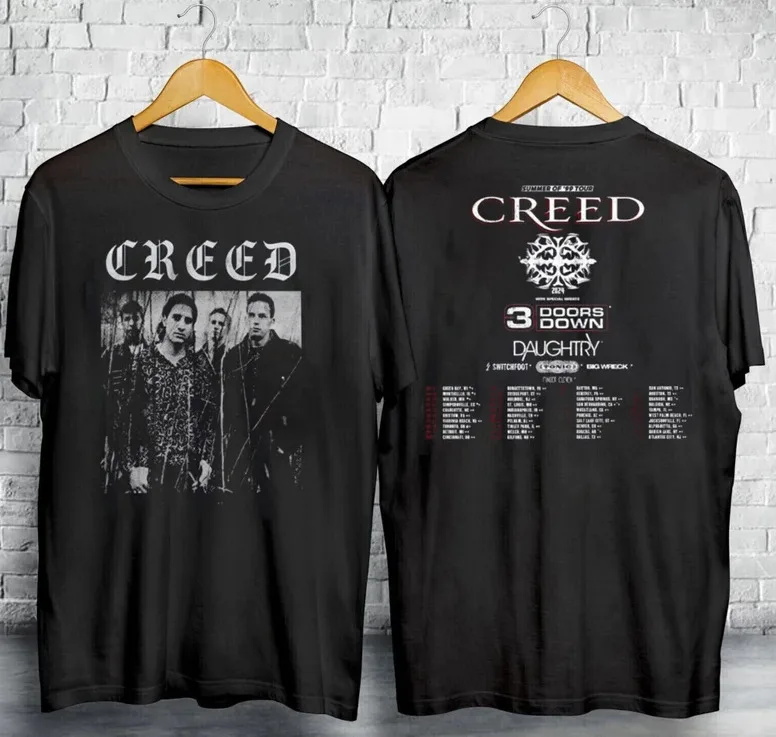 2024 Creed' Band Summer of 99 Tour 2024 Concert Shirt Unisex