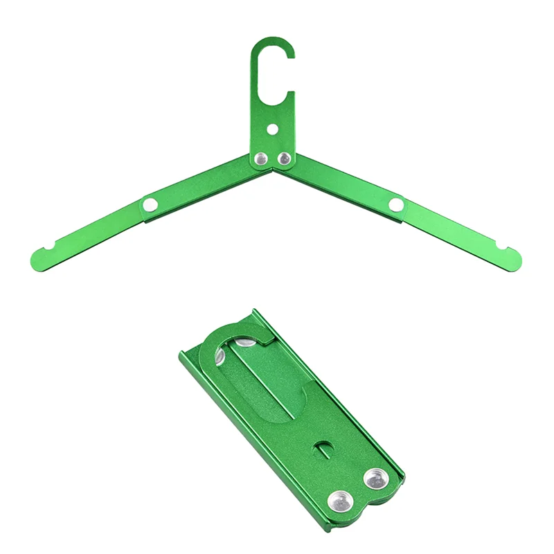 

2 шт., складная вешалка для одежды из алюминиевого сплава, сушилка для пальто для кемпинга, металлические вешалки для дорожных аксессуаров