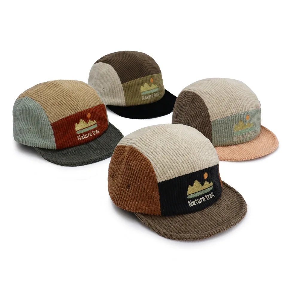 หมวกแก๊ป 5 แผง ปีกสั้น สำหรับผ - Corduroy Cap 5 Panel บทวิจารณ์และราคา