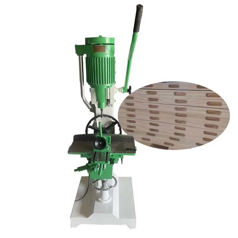 Wood Working Tenon Mortising Machine Wooden Door Lock Single Row Bore Hole Drilling Machine