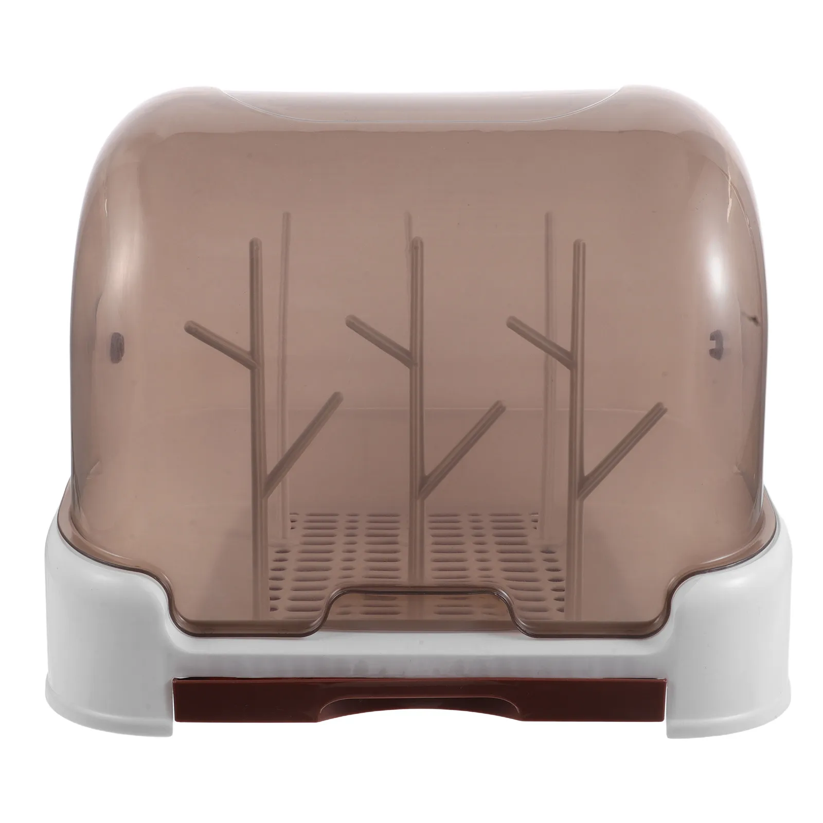 

1 Set Bottle With Dustproof Cover Design For Bottles Cups Compact Space-Saving Kitchen Countertop Organizer For Baby