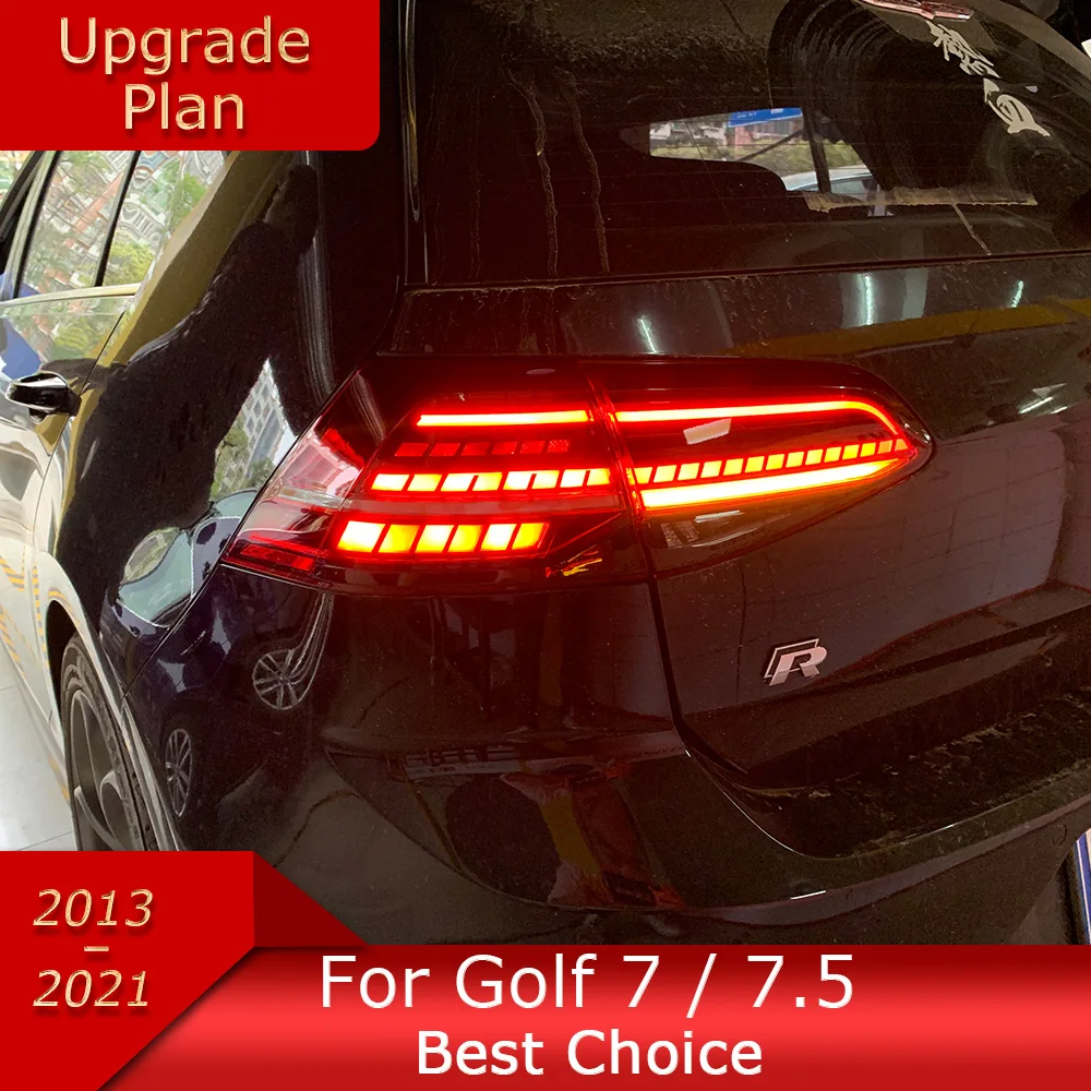 

Car Lights for Golf 7 2013-2017 Golf 7.5 2018-2021 LED Auto Taillight Assembly Upgrade Golf 7.5 Animation Tool Accessories