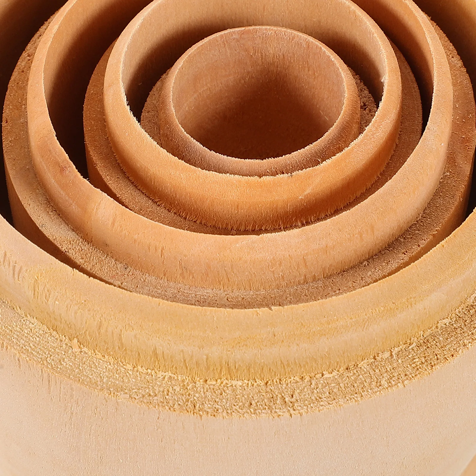 2 مجموعات الروسية خشبية ماتريوشكا التعشيش الحرف غير مصبوغ عادي DIY بها بنفسك خمس طبقات للأطفال الفتيات هدايا شخصية