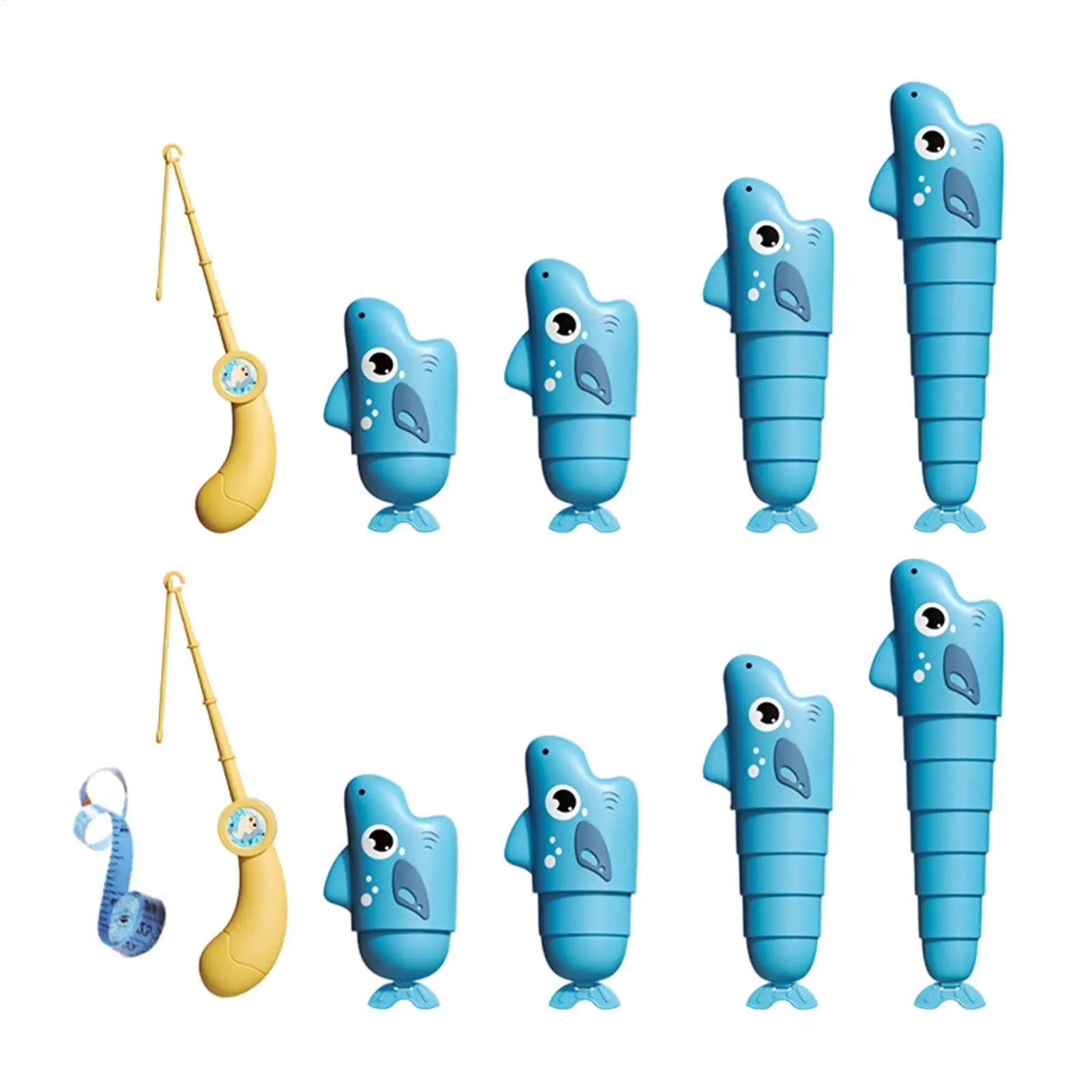 Kids Fishing Toys Extendable Parent-child Interactive Toys Fishing Board Game For Kid Boys Girls Children Kindergarten Birthday