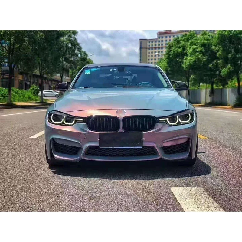 Body kit include front rear bumper grille side skirt tip exhaust for BMW 3 series F30 F35 upgrade M3 look like bodykit