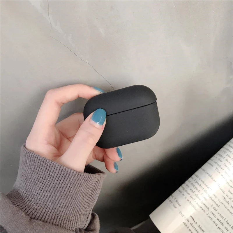 Tpu capa protetora caso de silicone macio para airpods pro fones de ouvido (airpods não incluído)