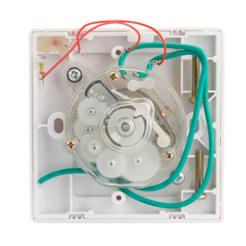 AC 220V Timer Switch 15/ 30/60/120 Min High Power Pump Timer Mechanical Time Switch Countdown Control 86 Panel 2000W