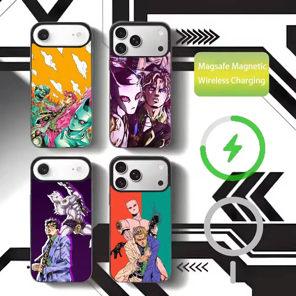 

K-Kira Yoshikage Phone Case For iPhone17,16,15,14,13,12,11 Plus,Pro Max Magnetic For Magsafe Wireless Charging