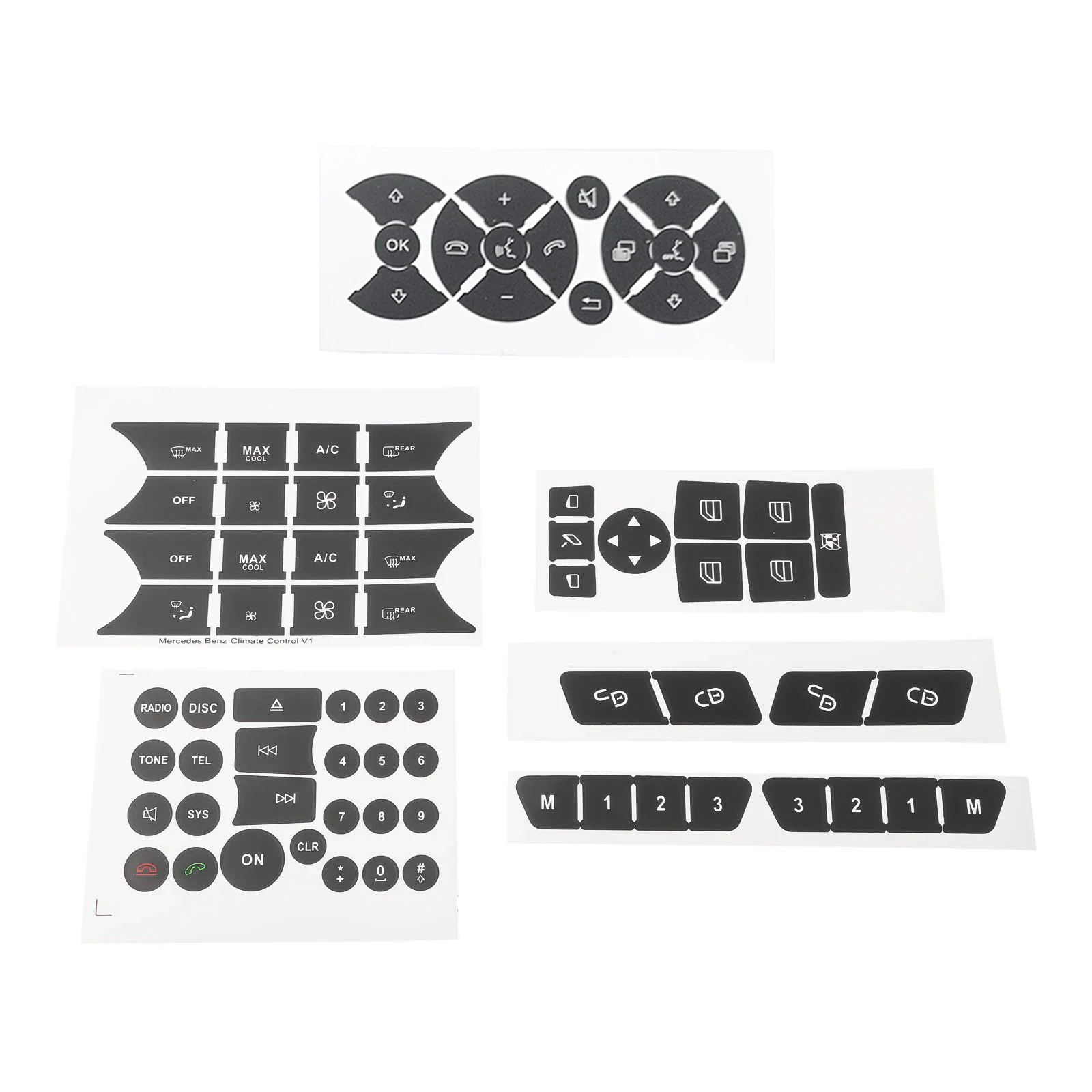 

New Practical Button Stickers Button Repair For E-Class W212 For A-Class W176 For B-Class W246 For SL-Class R231