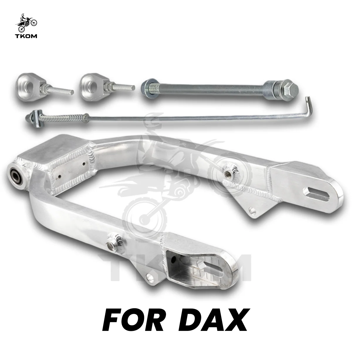 AliExpress NONE CT70 K0 Extended Swing arm +2" Extended Swingarm with Swing arm bolt for Honda CT70 DAX Mini Bike 12 inch Wheel