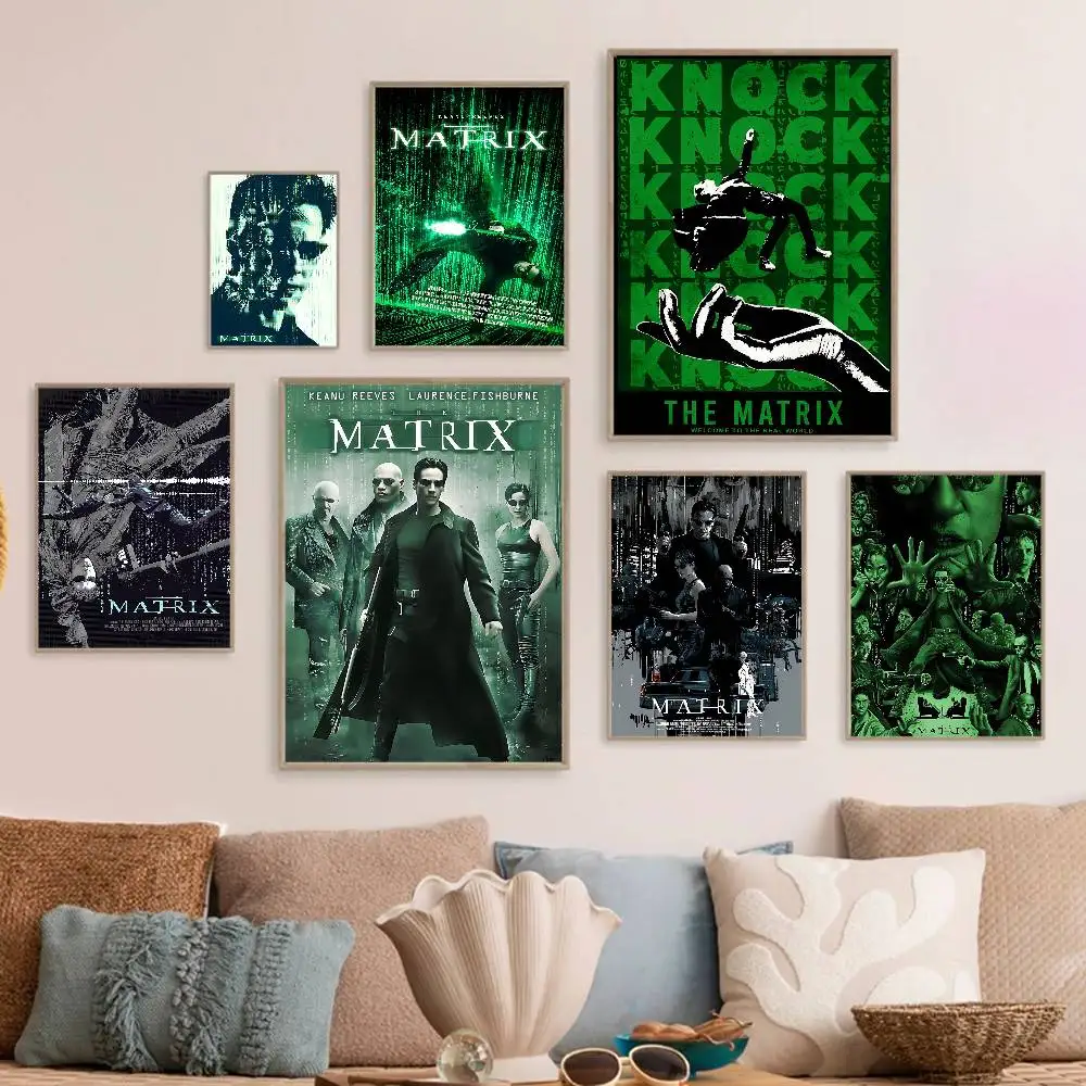 الكلاسيكية فيلم M-Matrix نوعية جيدة يطبع والملصقات ورق أبيض يطبع الملصقات الفنية جدار ديكور #6