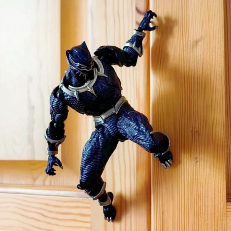 Akam Factory 030 Marvel figura de acción de Anime movible, juguetes de Pvc, modelo de dibujos animados de colección, Black Panther, 15cm