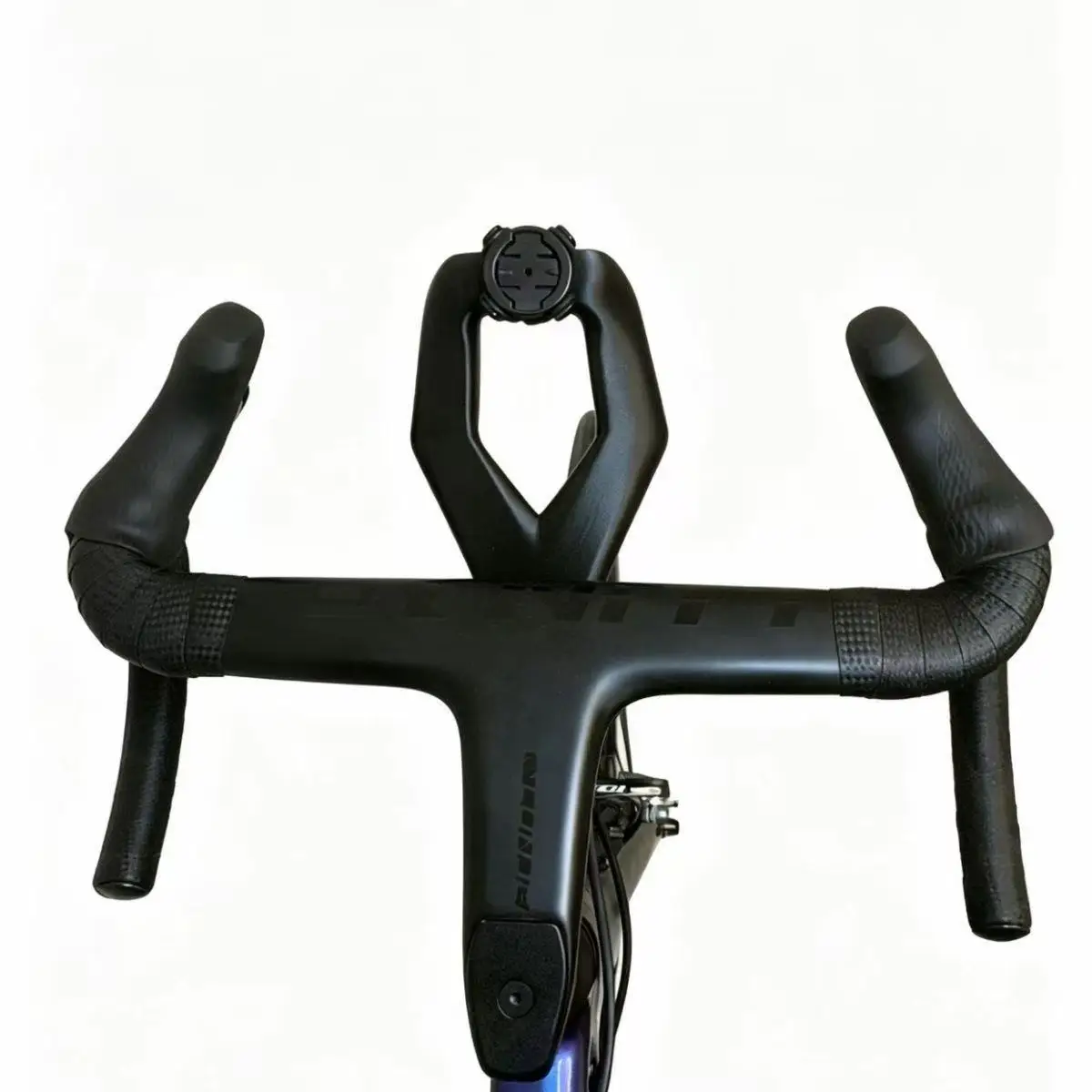 Picture 4: PETG-CF Carbon Reinforced Aero Bike Computer Mount, Integrated Handlebar Stem Code Table Holder, Vibration Resistant Bracket