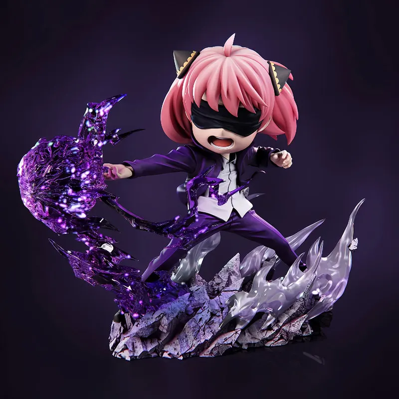 23 cm Gk Anya Cos Gojo Satoru Double tête échange espion × famille Jujutsu Kaisen Anime Figure modèle Statue ornement enfants cadeau Collection