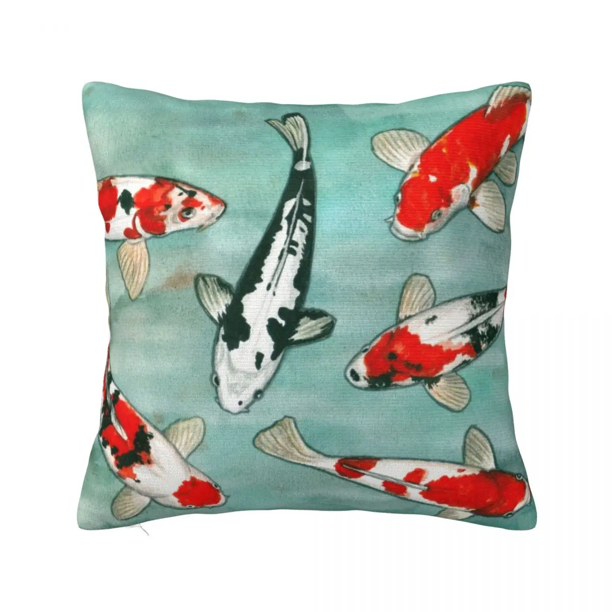 

Le ballet des carpes koi Throw Pillow christmas ornaments 2024 Cushion Cover For Sofa