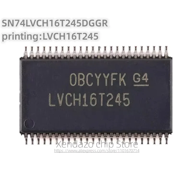 5pcs/lot SN74LVCH16T245DGGR printing LVCH16T245 TSSOP-48 package Original genuine 16 bit dual power bus transceiver chip