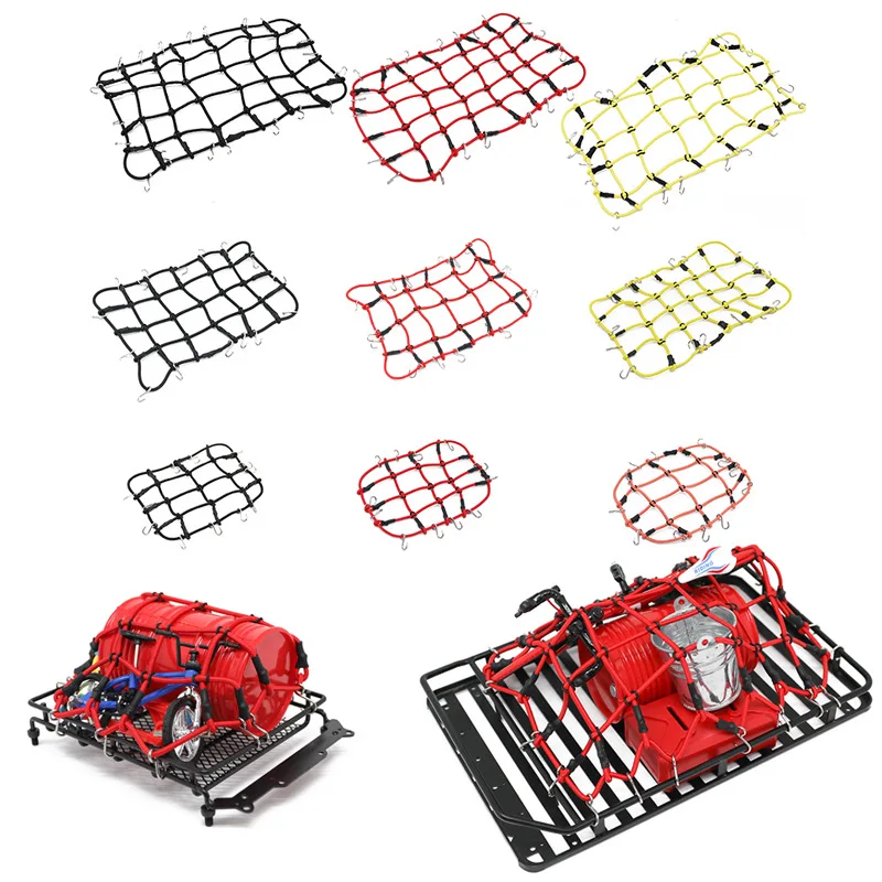 RC Car Roof Rack Luggage Net Accessory Parts for 1/10 1/12 RC Crawler AXIAL SCX10 MN D90 D110 Tamiya Traxxas TRX-4 90046 KM2